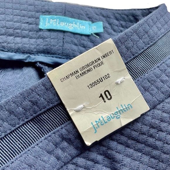 NWT | $168 | J McLAUGHLIN CHAPMAN PIQUE PANT SZ 10 - Picture 1 of 7